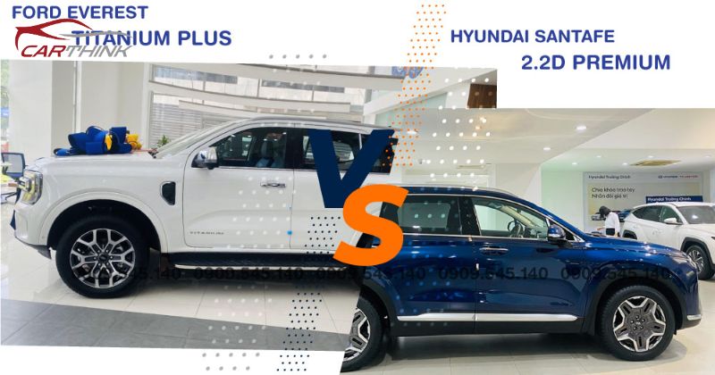 Ford Everest và Hyundai Santa Fe - Đa dụng và mạnh mẽ