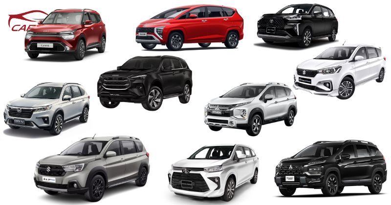 TOP 10 Xe 7 Chỗ Dưới 1 Tỷ Đáng Mua Nhất tại Việt Na