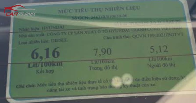 Muc tieu thu nhien lieu cua Hyundai Tucson 2025