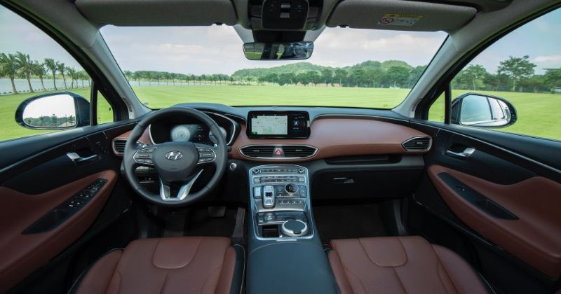 nội thất Hyundai SantaFe 2024