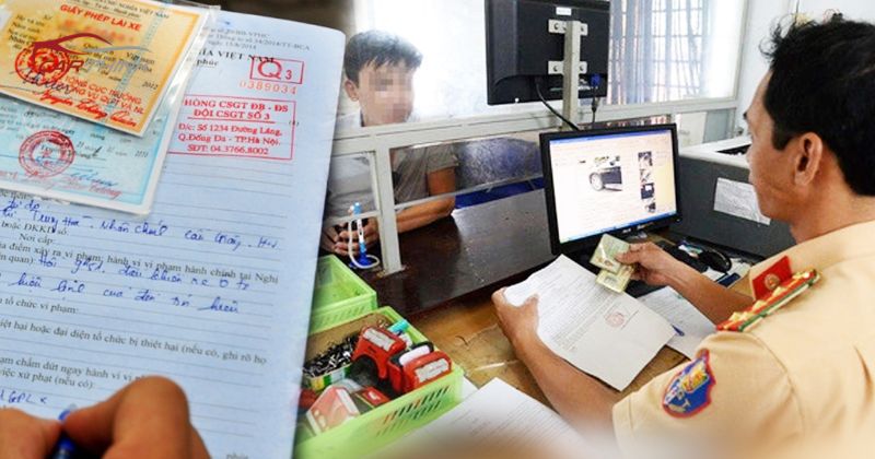 Quy trình nộp phạt và xóa cảnh báo vi phạm