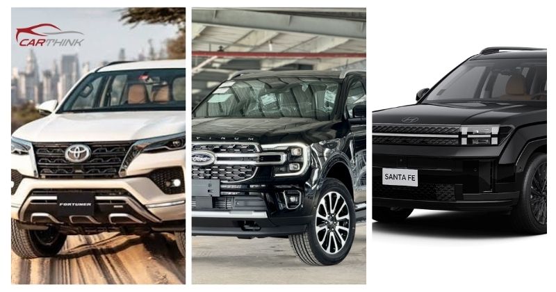 Đánh giá review tổng quan về Fortuner 2025 và các dòng máy khác nhau 11 So sánh Toyota Fortuner 2025 với các đối thủ cùng phân khúc Ford Everest và Hyundai Santa Fe